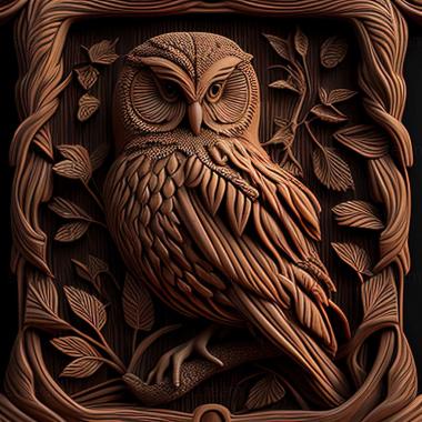 3D model owl (STL)